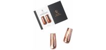 Copper Stemless Champagne Flutes