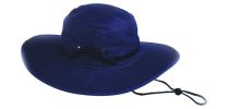 Poly/Cotton Sun Hat Blue - Medium