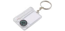 Thermometer Compass Keyring