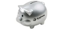 Coin Bank Pig Shape with Silver