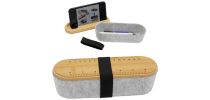 Felt Box With Ruler Bamboo Lid