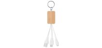 Bamboo Cover Keyring