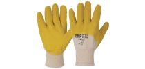 Yellow Glass Gripper Gloves