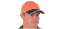 HiVis 2 Tone Cap With Reflective Trim & Velcro Strap