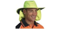 HiVis Hat With Flap