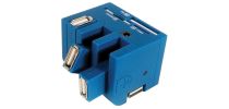 Portable 3 Port Usb Hub And Card Reader