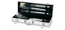 5 Bbq Tools In Aluminium Case