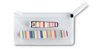 Manicure Tools In Clear Pouch