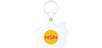 House Shaped Pvc Keyring