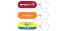 Oval Acrylic Keychain