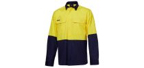 Mens Workcool Pro Spliced Shirt Long Sleeve