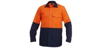Mens Workcool 2 Spliced Shirt Long Sleeve