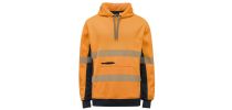 Mens Hi Vis Refelctive Pull Over Hoodie