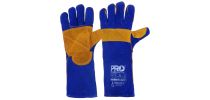 Pyromate Blue Heeler Blue & Gold Welding Glove