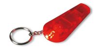 Plastic Whistle Keyring