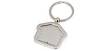 House Shaped Rotating Keychain
