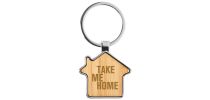 Bamboo House Key Ring