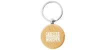 Wood Round Key Ring