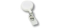 Round Plastic Retractable Badge Holder