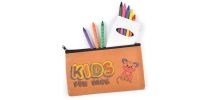 Kraft Pencil Case and Crayon Set