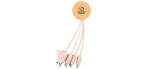 Sprite Round Bamboo Charging Cable