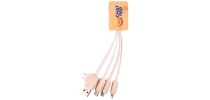 Sprite Square Bamboo Charging Cable