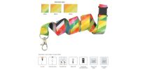 Azure Sublimated Lanyard