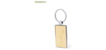Arixon Bamboo Chrome Finish Keyring