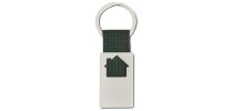 Metal  Canvas House Shaped Keyring
