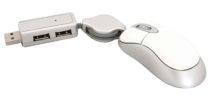Mini White Mouse And Hub