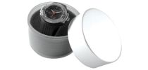 Watch Plastic Box With Tin Lid