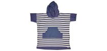 Ocean Stripe Medium Poncho