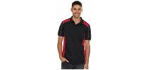 Unisex Grid Short Sleeve Polo