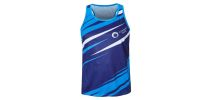 Men's 100%Polyester Sublimated Sports Singlet