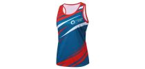 Ladies' 100%Polyester Sublimated Sports Singlet