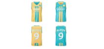 Unisex Adults 100% Polyester Sublimated Reversible Basketball Singlet