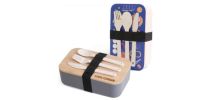 Lunch Box with Bamboo Cover