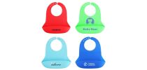 Silicone Bib with Snap Closure