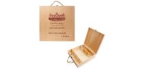 Four Bottles Vintage Wine Wooden Box