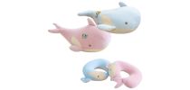 Whale Shaped 2 In 1 Travel Pillow