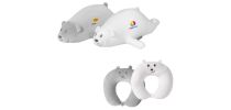 Bear Shaped 2 In 1 Travel Pillow