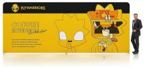 6m Straight Tension Fabric Display Wall