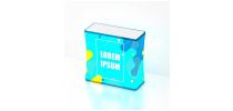 Backlit LED Spring Up Display - Rectangle