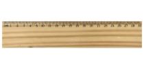 Wooden Ruler - 30Cm