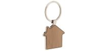 Bamboo Keyring - House Shape