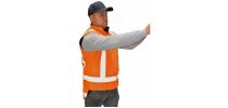 Workguard Reversible Fleece Lined Safety Vest Day/Night