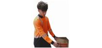 Recycled Hi Vis LS D/N Polo