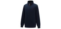 Pilbara Mens Classic Zipper C/F Fleece Pullover