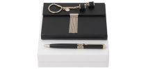 Set Nina Ricci Noir (Classic ballpoint Pen, Note Pad A6 & Key Ring)