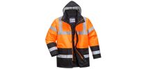 HiVis Contrast Winter Traffic Two-tone Jacket